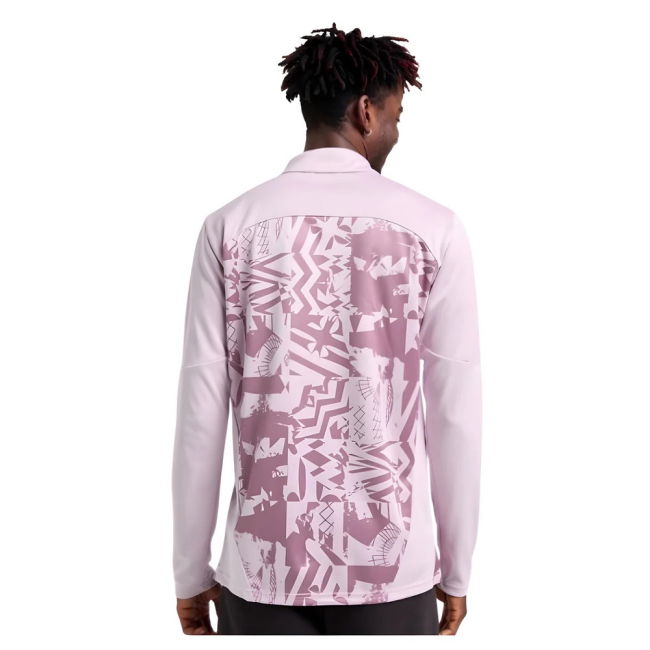 2024-2025 AC Milan Prematch 1/4 Zip Top (Grape)