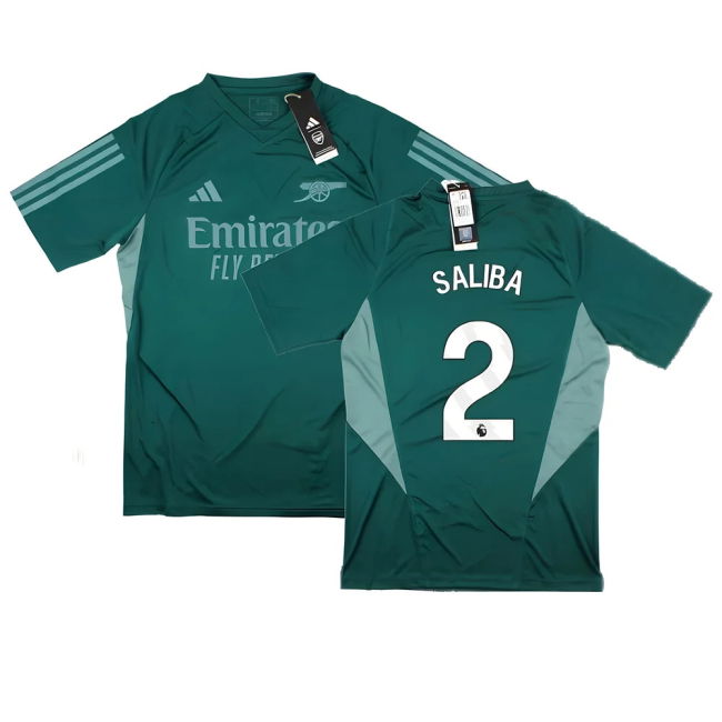 Saliba 2 Collector's Arsenal Training Rare Jersey 2023-2024