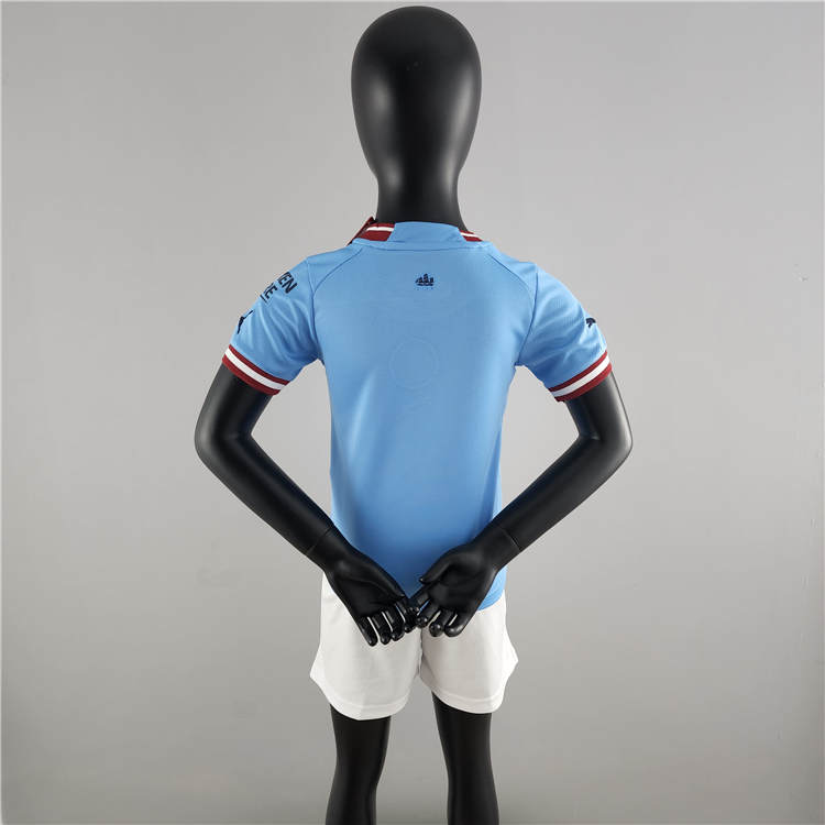 Premium Quality Man City Kids Manchester City 2223 Home Kit