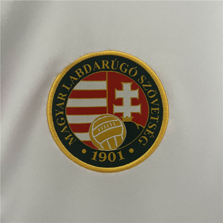 UEFA Euro 2024 Hungary Away White Soccer Jersey Football Shirt -