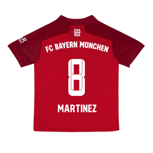 Professional-Grade 2021-2022 Bayern Munich Home Mini Kit (Martinez 8)
