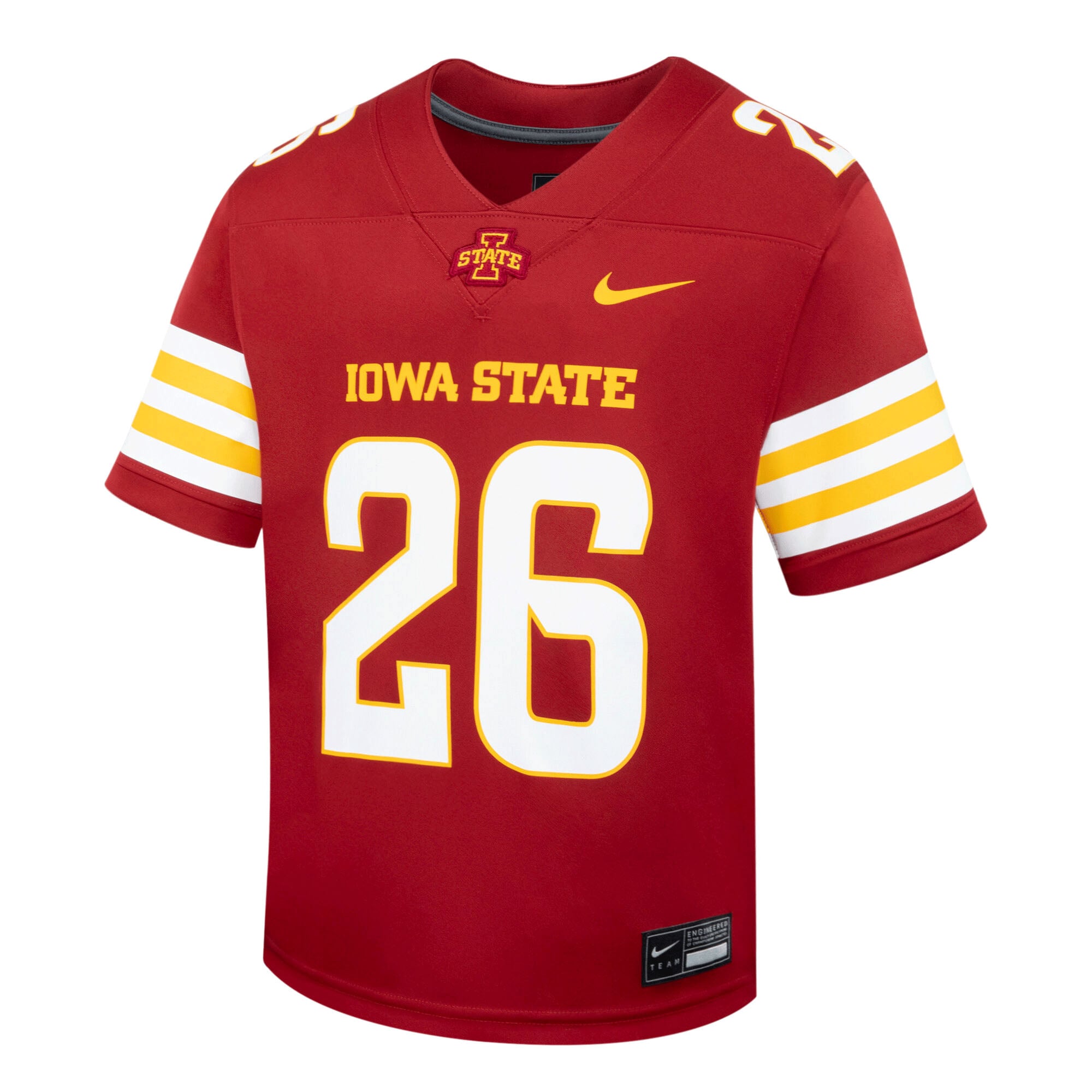 Youth Cardinal Iowa State Cyclones Football Jersey