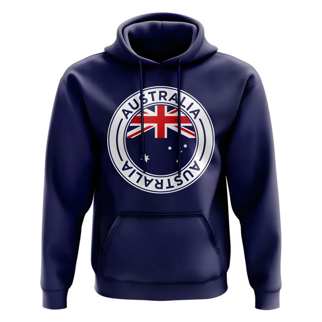 Authentic Australia Football Badge Hoodie (Navy) Player