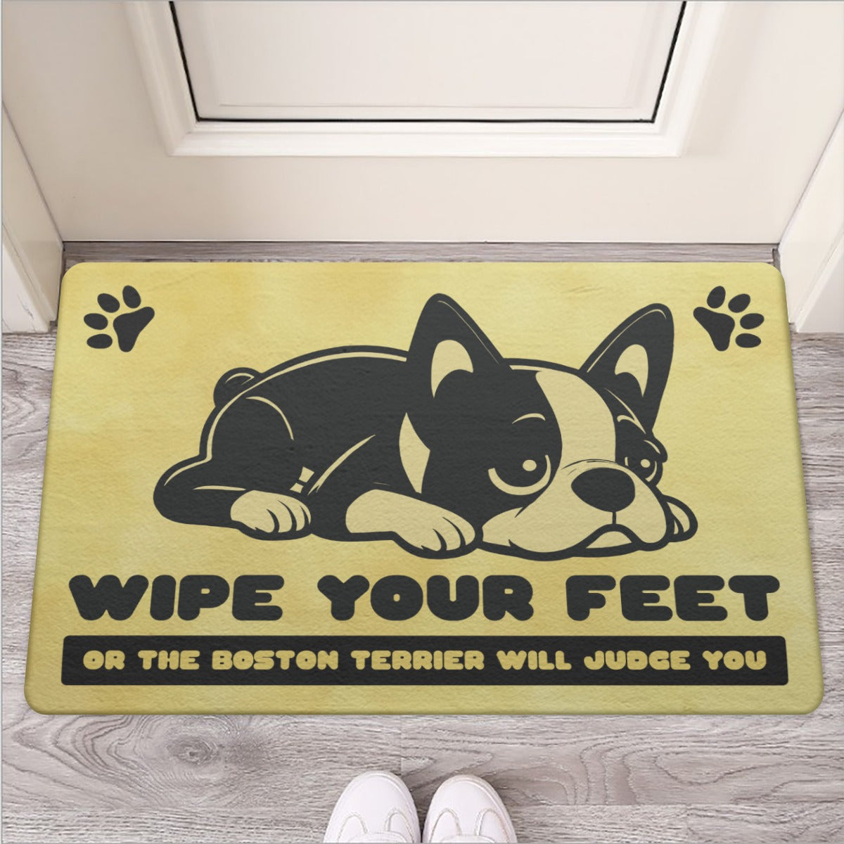 Delilah - Comfortable Door Mat For Boston Terrier Lovers Summer Wear