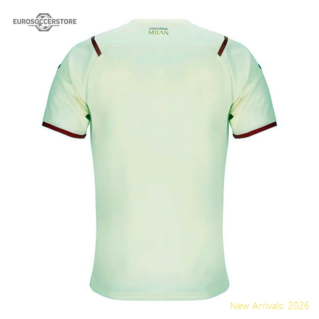 Top-tier Ac Milan Away Jersey Breathable Comfortable Moisture-wicking