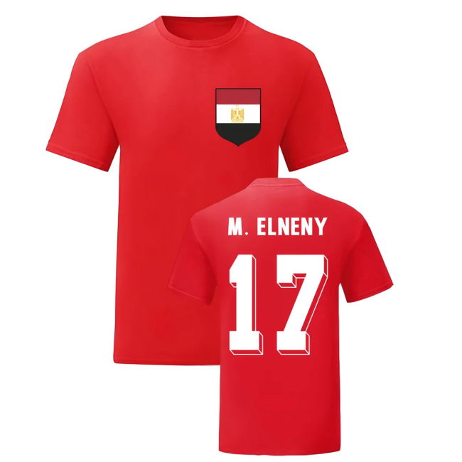 Pro-Grade Mohamed Elneny Egypt National Hero Tee (Red) Pro-Grade
