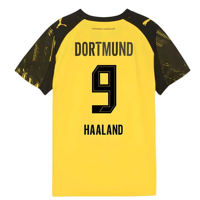 Premium 2025-2026 Borussia Dortmund Home With Retro Design
