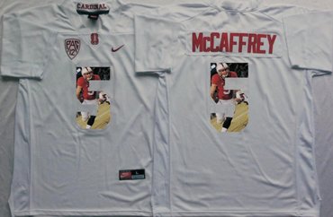 Men's None White 2024 game day Christian Mc #5 team authorized Jersey