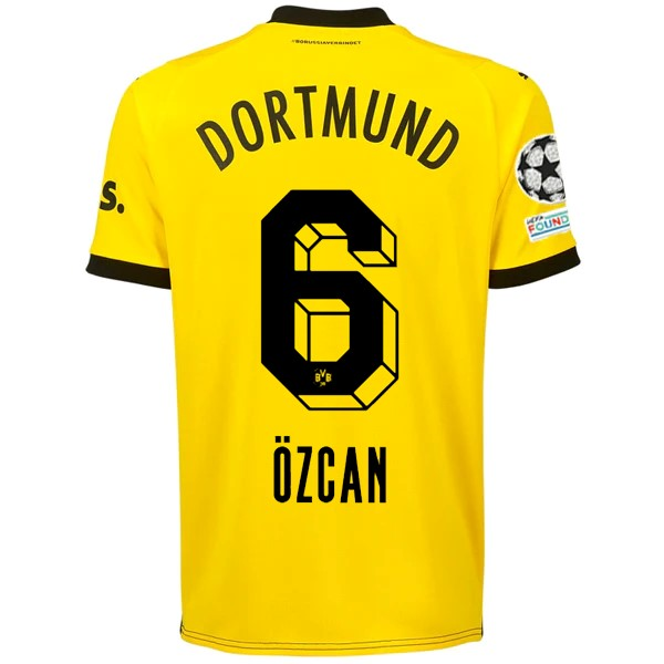 Borussia Dortmund Patches 2023-2024 UCL Home Jersey – Authentic Shirt