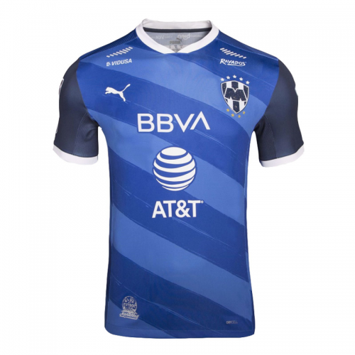Comfort Fit Monterrey 20-21 Away Blue Soccer Jersey Shirt