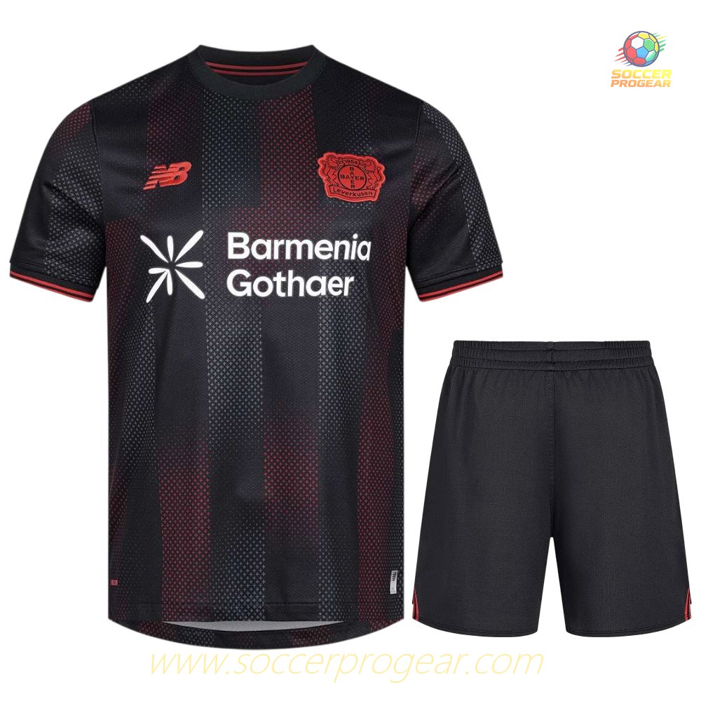 Football Team Jersey Football Kit Youth Leverkusen Home 2025-2026 Season