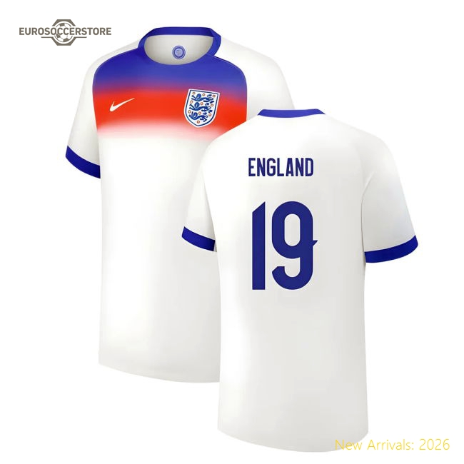 Elegant Womens Football Team England Jersey 2024-2025 Flattering