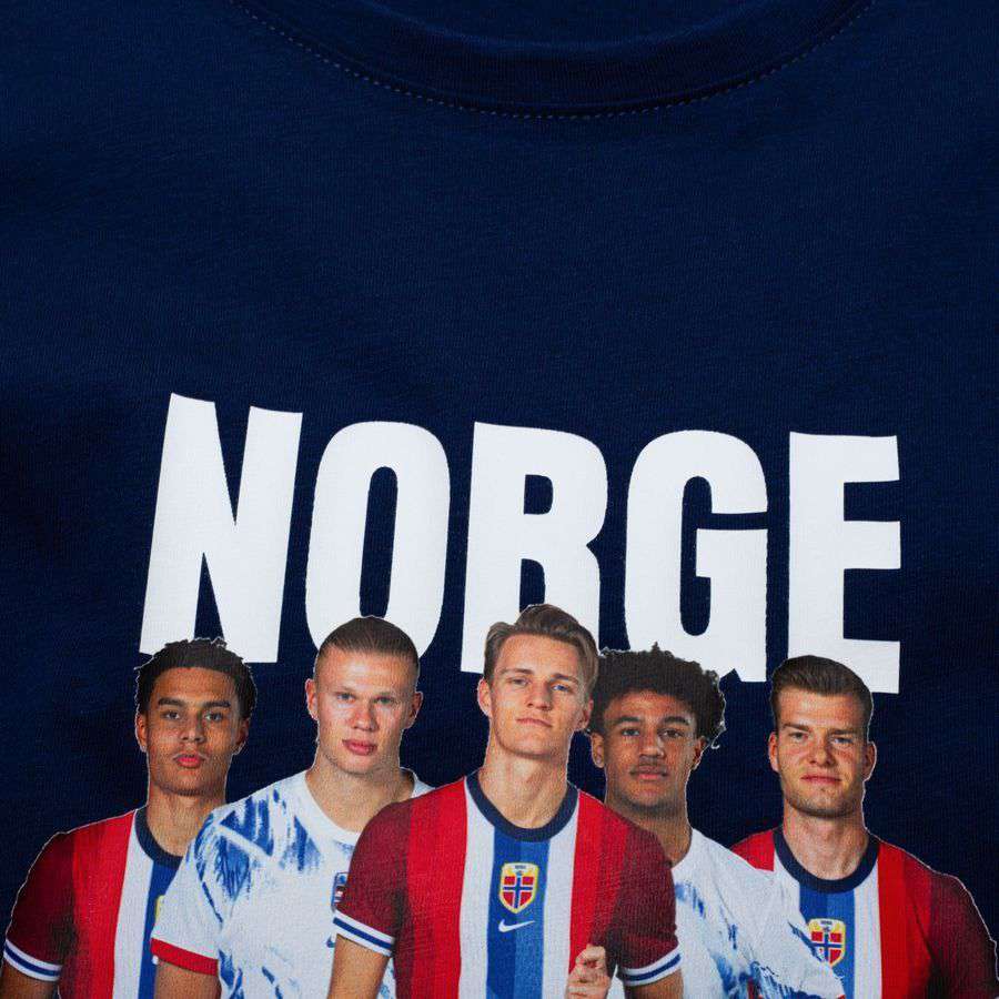 Norway T-Shirt Players - Blue Kids