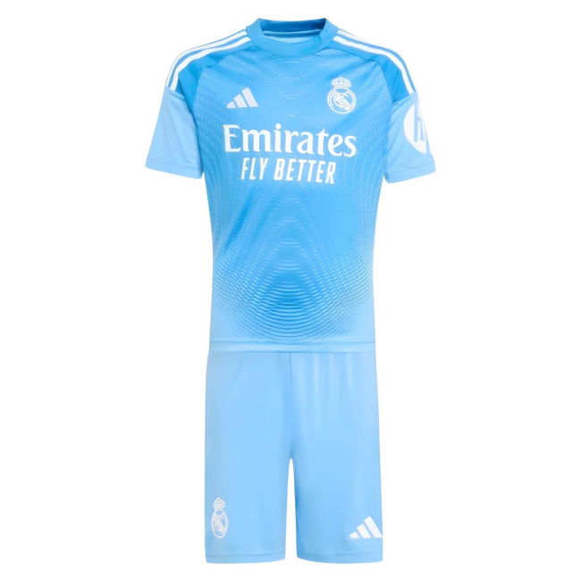 2025-2026 Real Madrid Home Youth Goalkeeper Kit - Match Day Ready -...