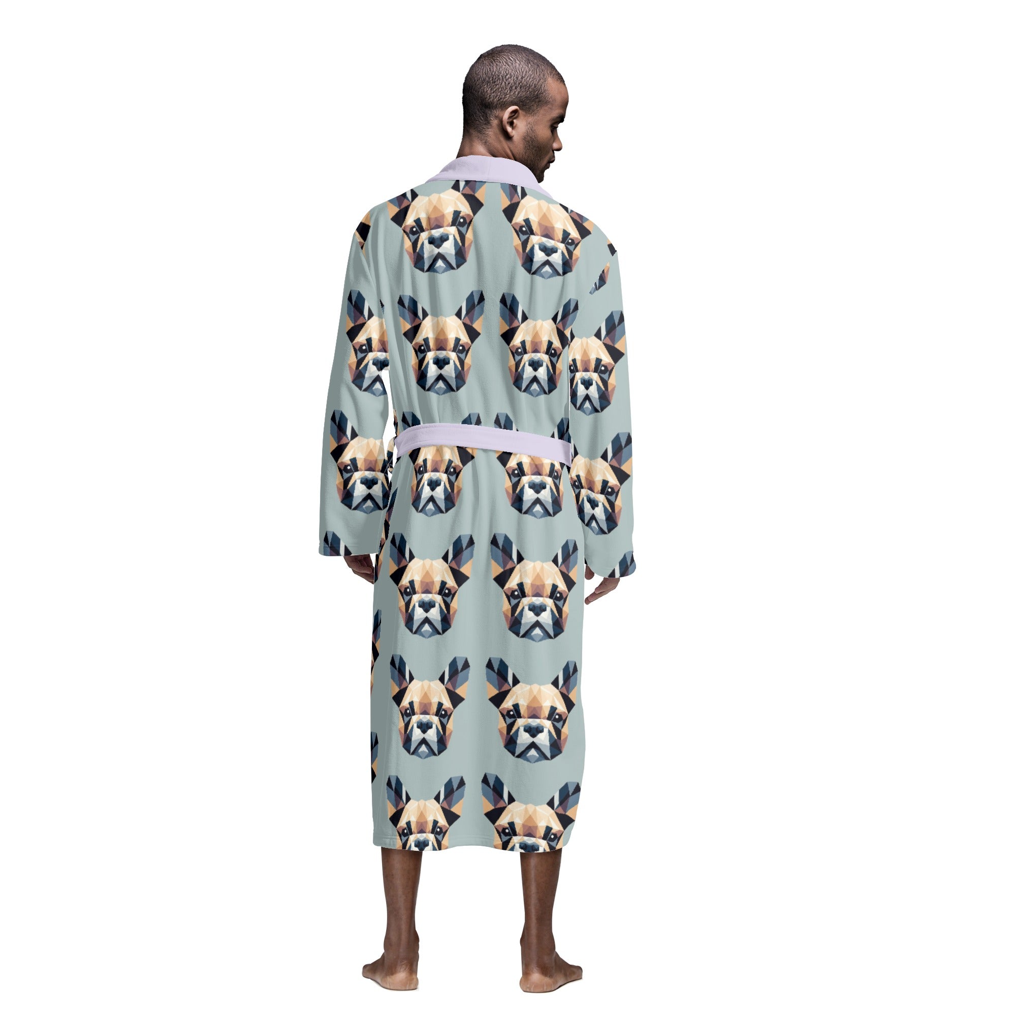 French Bulldog Lover Louie Men Bathrobe Casual Everyday Product