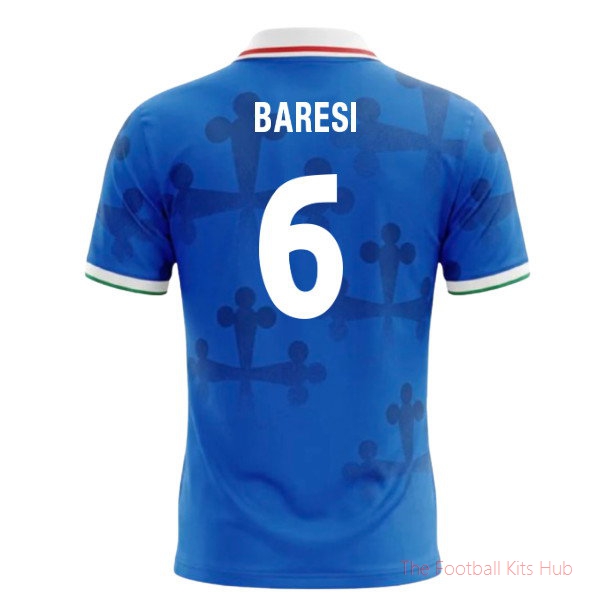 Performance Stadium Italy World Cup Football Shirt (Baresi 6)