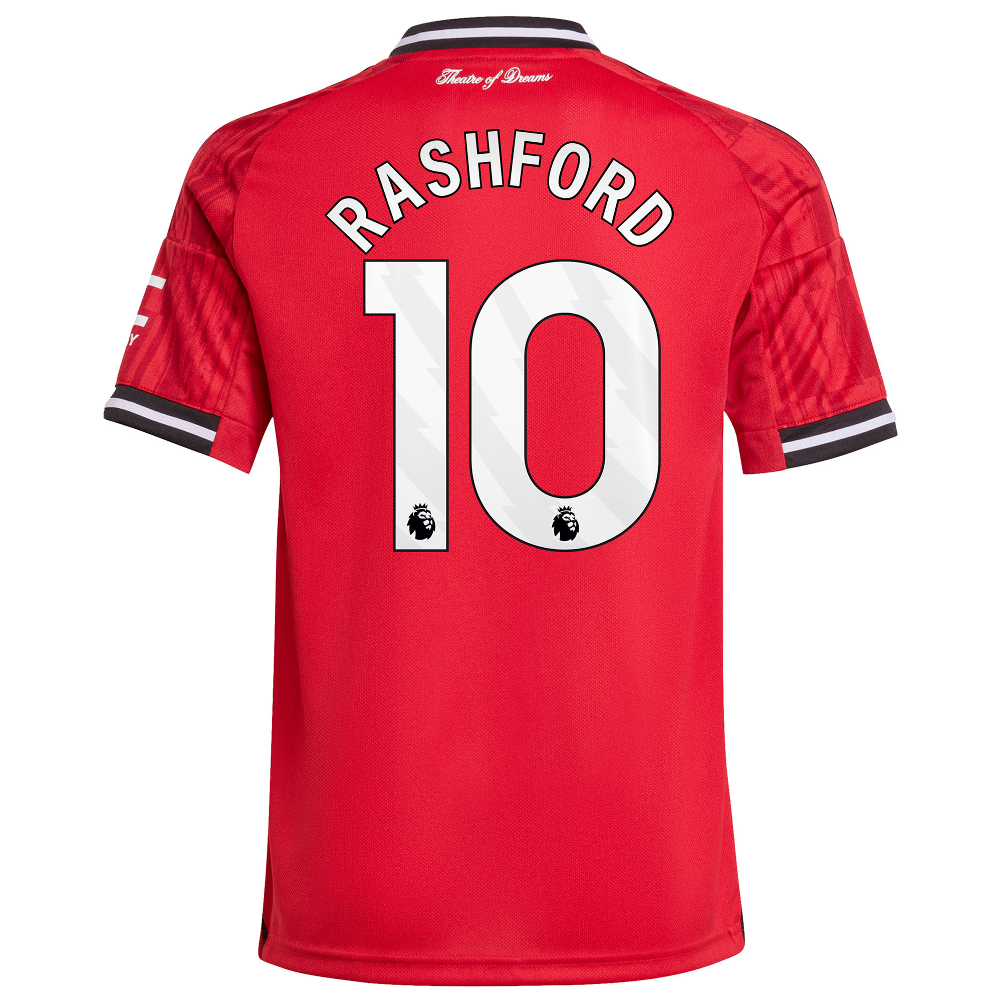 [SJH] Marcus Rashford Manchester United Youth Home 2025/26 Replica Player Jersey - Red