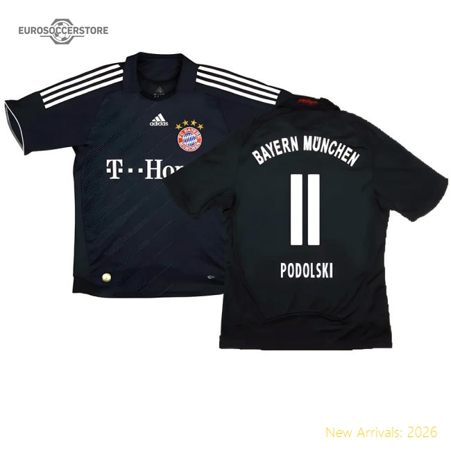 Bayern Munich 2008-10 Away Shirt ((Excellent) S) (Podolski 11)