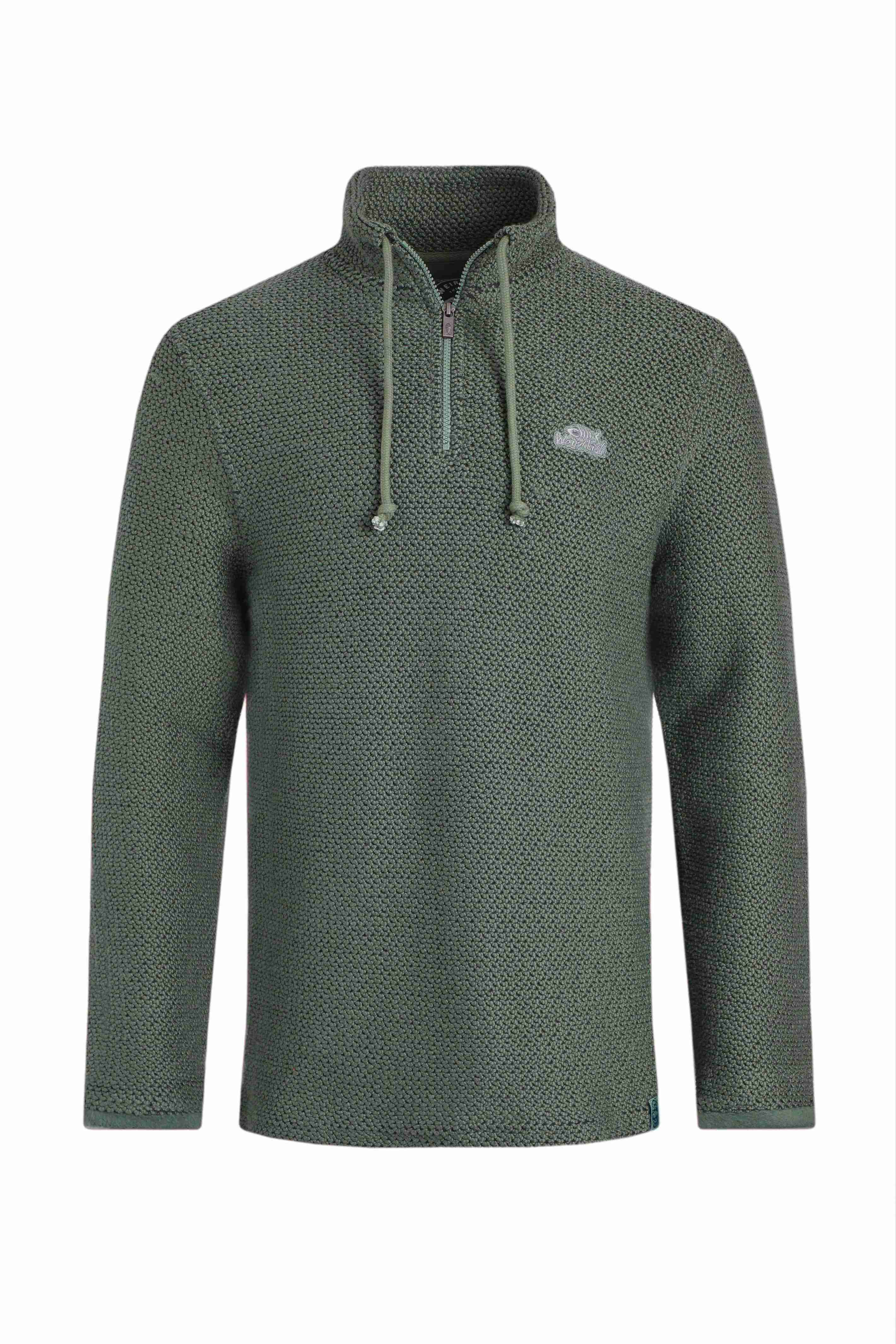 Cruiser 1/4 Zip Macaroni Sweatshirt Army Green