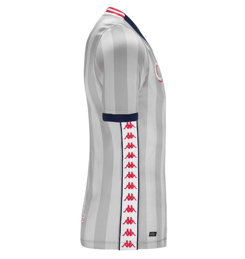 Licensed Premium Quality LC23 X SSC Bari 2425 Silver Shirt