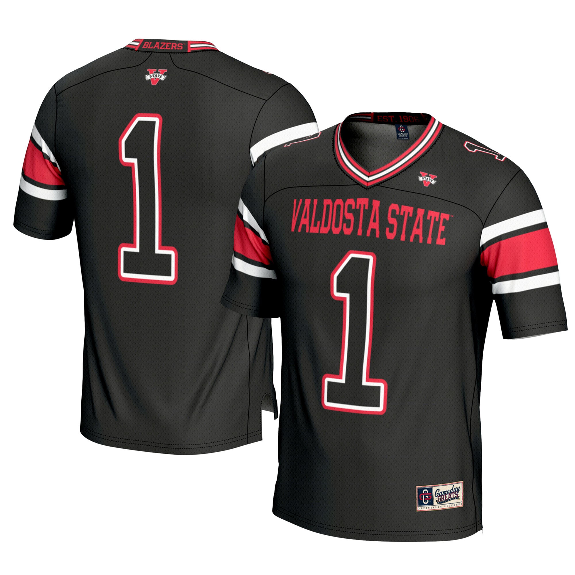 #1 Valdosta State Blazers GameDay Greats Youth 2026/2027 Football Jersey - Black