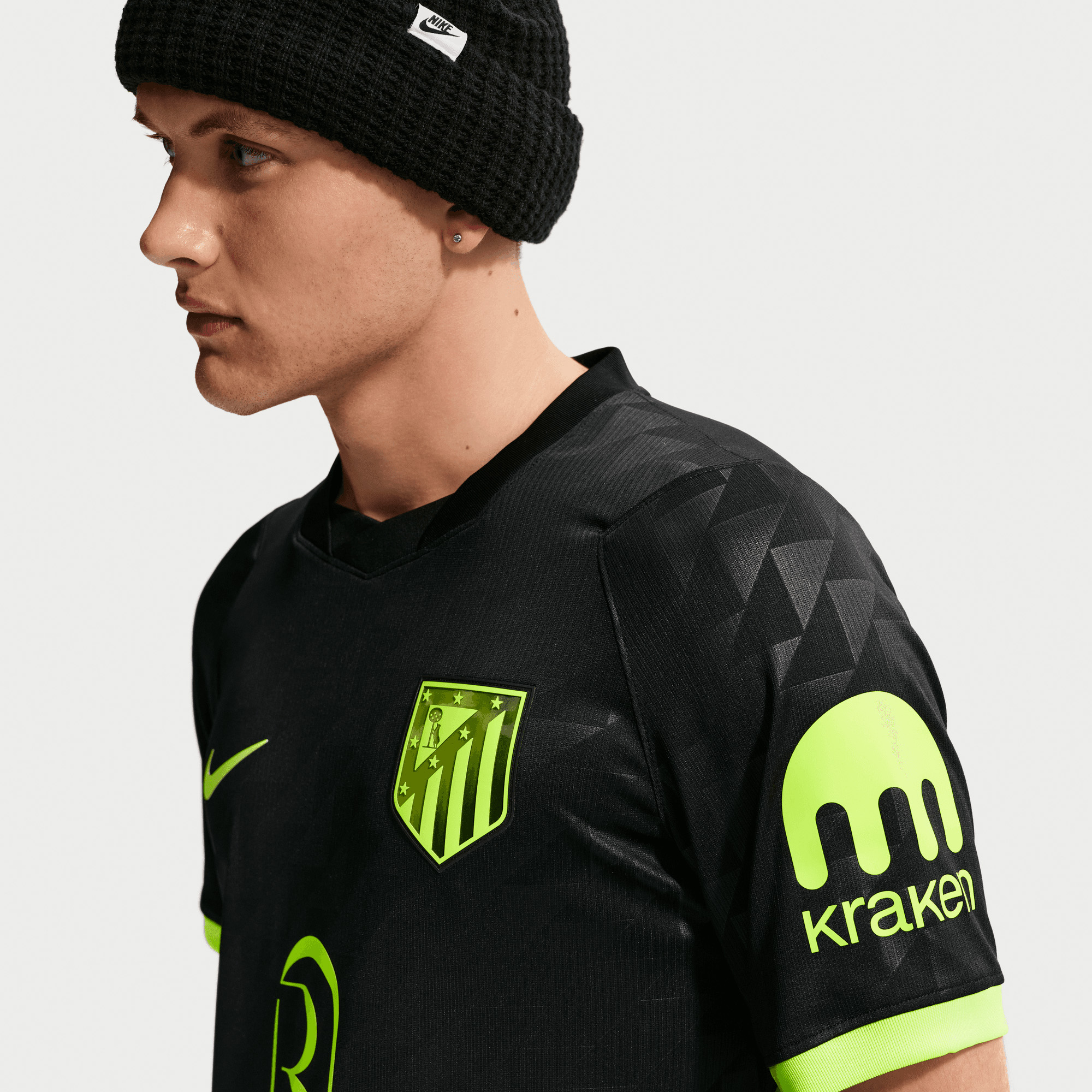 [SJH] Atletico de Madrid 2026/27 Away Stadium Replica Jersey - Black