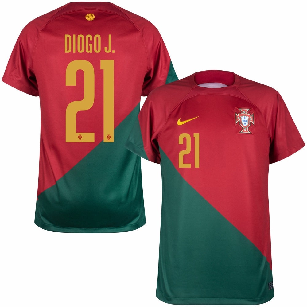 PORTUGAL HOME SHIRT WORLD CUP 2022 DIOGO J.