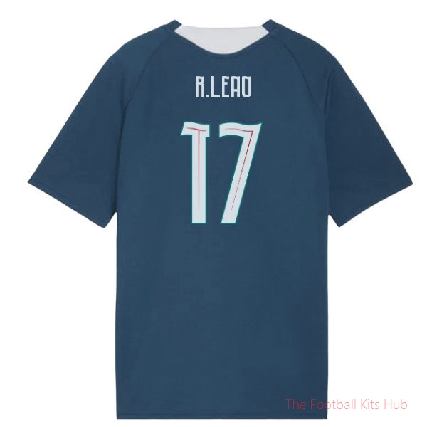 2026-2027 Portugal Training Jersey (Ocean Tropic) - Kids (R.Leao 17)