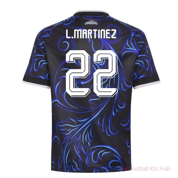 [LK] 2026/27 Argentina Away Shirt (Kids) (L.Martinez 22)