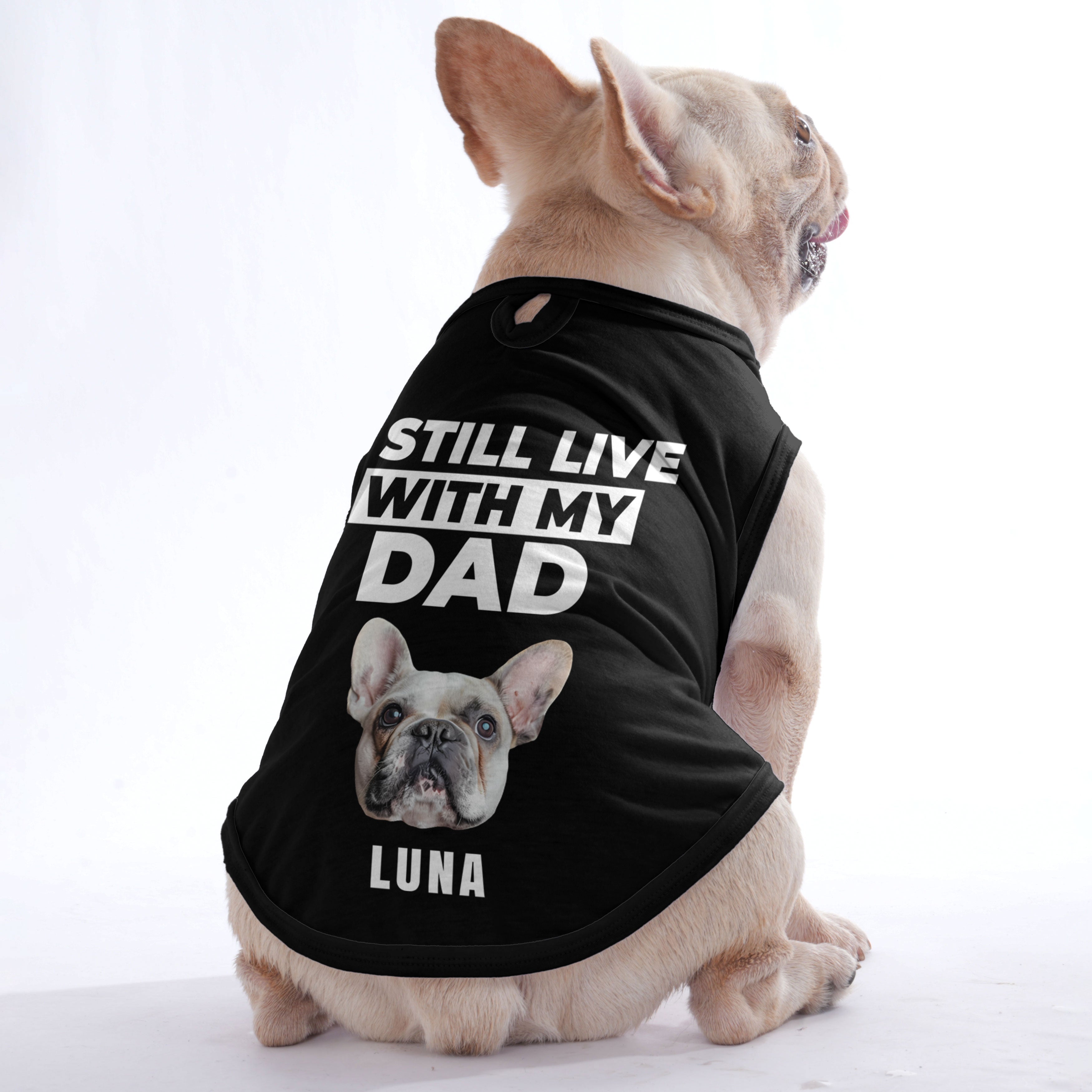 Stylish I Still Live - Personalized Frenchie Shirt | Custom Dog T-shi...
