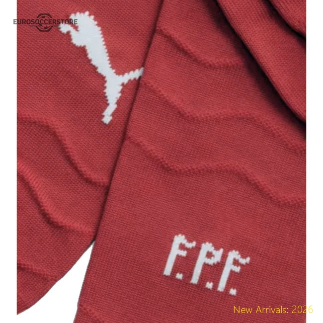 2026-2027 Portugal Home Socks (Red)