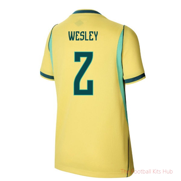 Breathable Replica Brazil 2026-2027 Home Shirt (Kids) (Wesley 2)