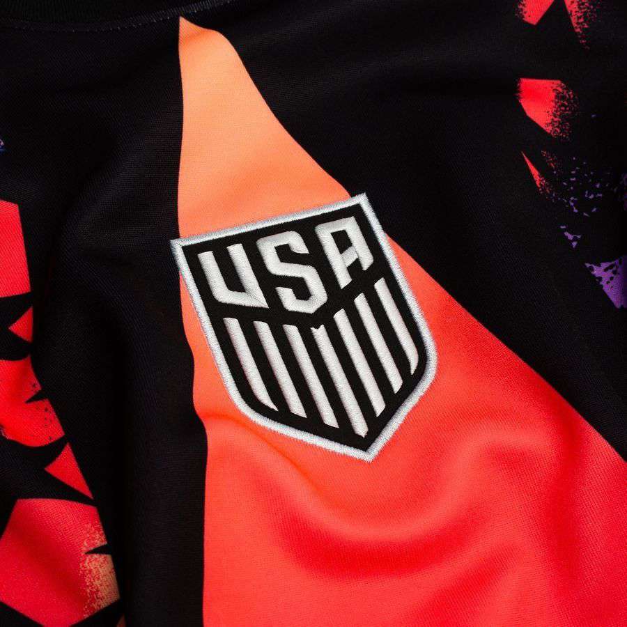 [EFKS] USA Hollywood Goalkeepers Bright Crimson/Black Goalkeeper Uniform