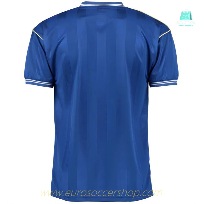 Score Draw Everton 1986 Home Shirt (Your Name)