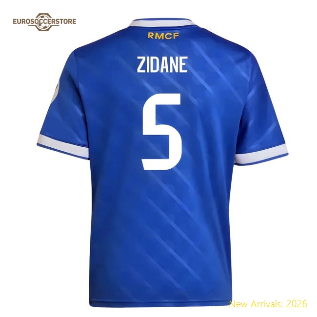 Kid-approved Kids Football Team Zidane Jersey 2025-2026 Soft-touch
