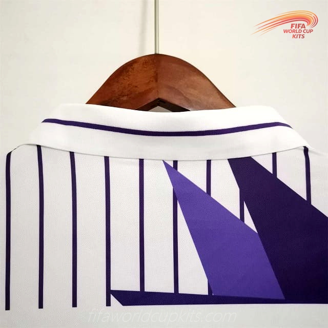 Fiorentina 91-92 Away White Football Kit