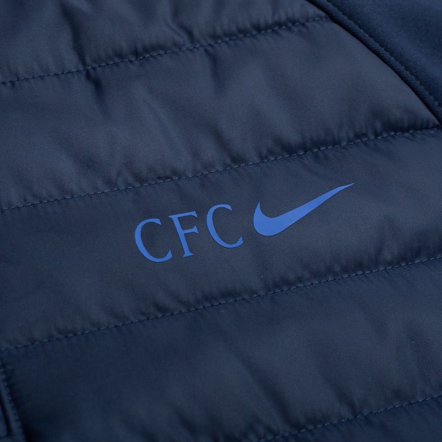 Chelsea Training Shirt Therma Fit Academy Drill Winter Warrior Obsidia