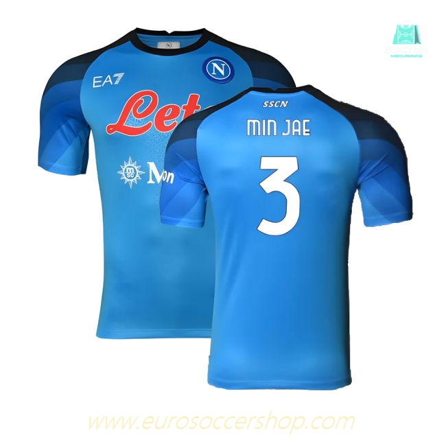 Napoli 2022-23 Player Issue Home Shirt (3XL) (Min Jae 3) (Excellent)
