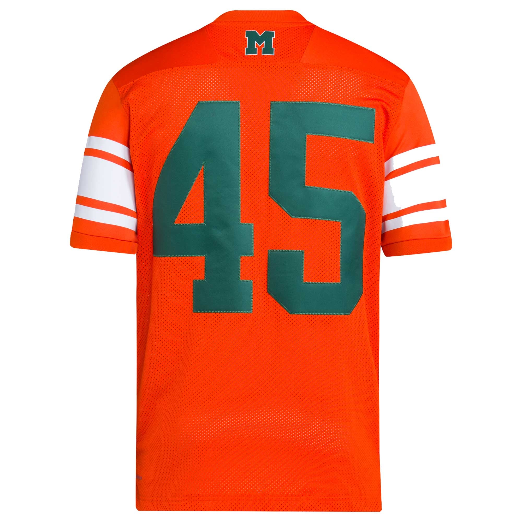 Men's #45 Orange Miami Hurricanes Football Icon Premier Jersey