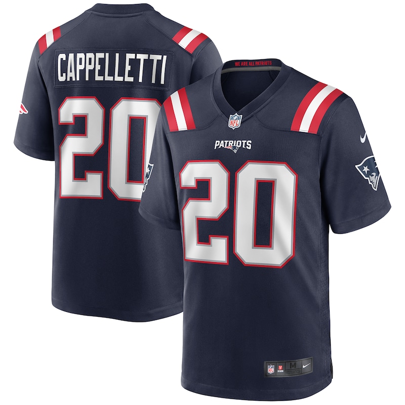 None Gino Cappelletti NE Patriots Premium Fan Favorite Game Day Wear