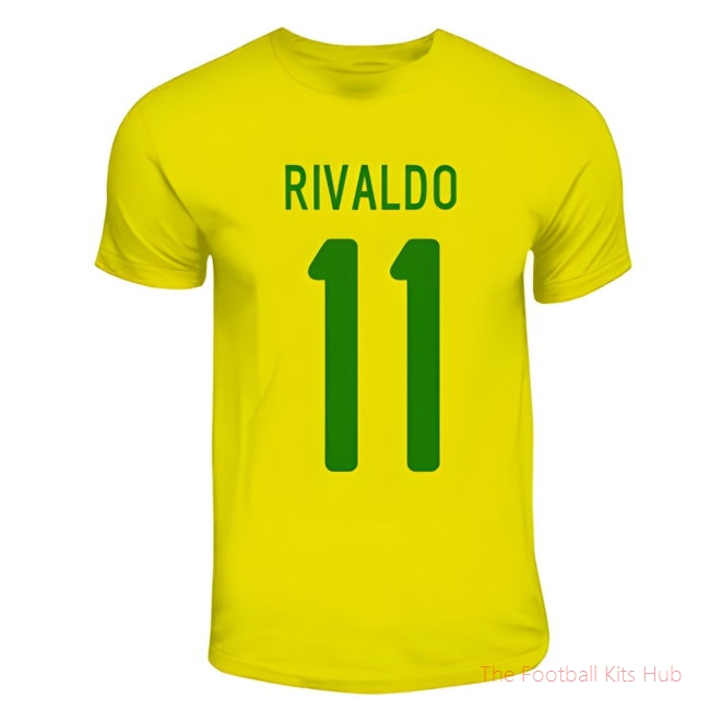 Rivaldo Brazil Hero T-shirt (yellow)