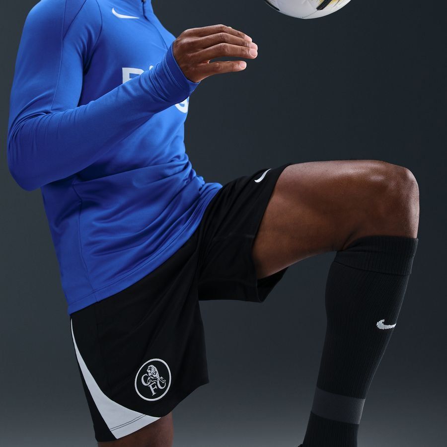 Chelsea Training Shorts Dri Fit Strike 3rd Jet Black/field Silver
