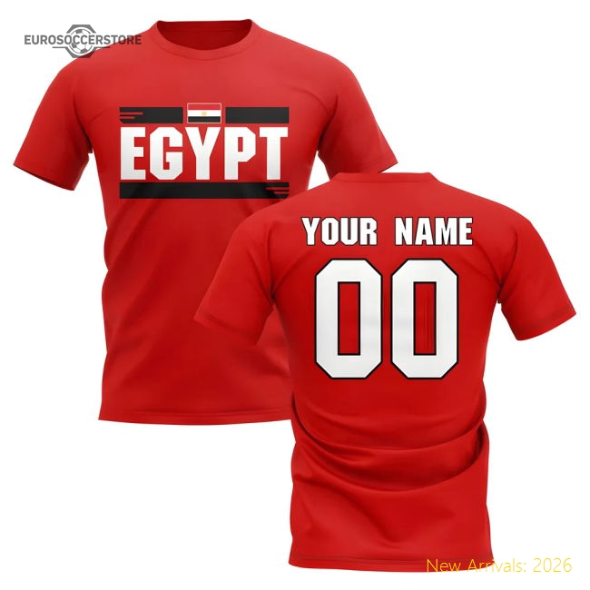 Personalised Pharaohs Fan Football T-shirt (red) - Economical