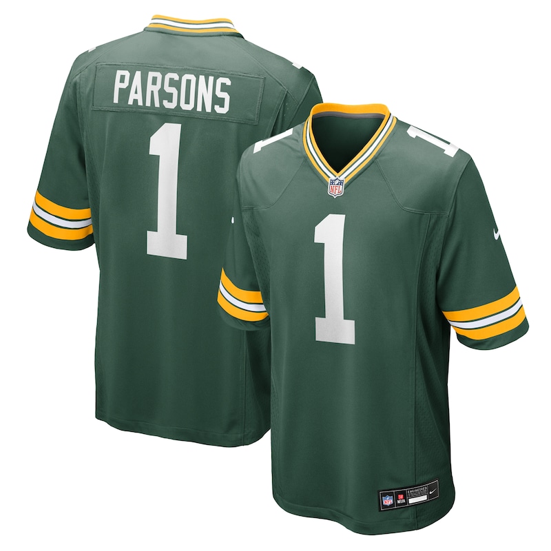 None Micah Parsons GB Packers Classic Elite Jersey Football Apparel