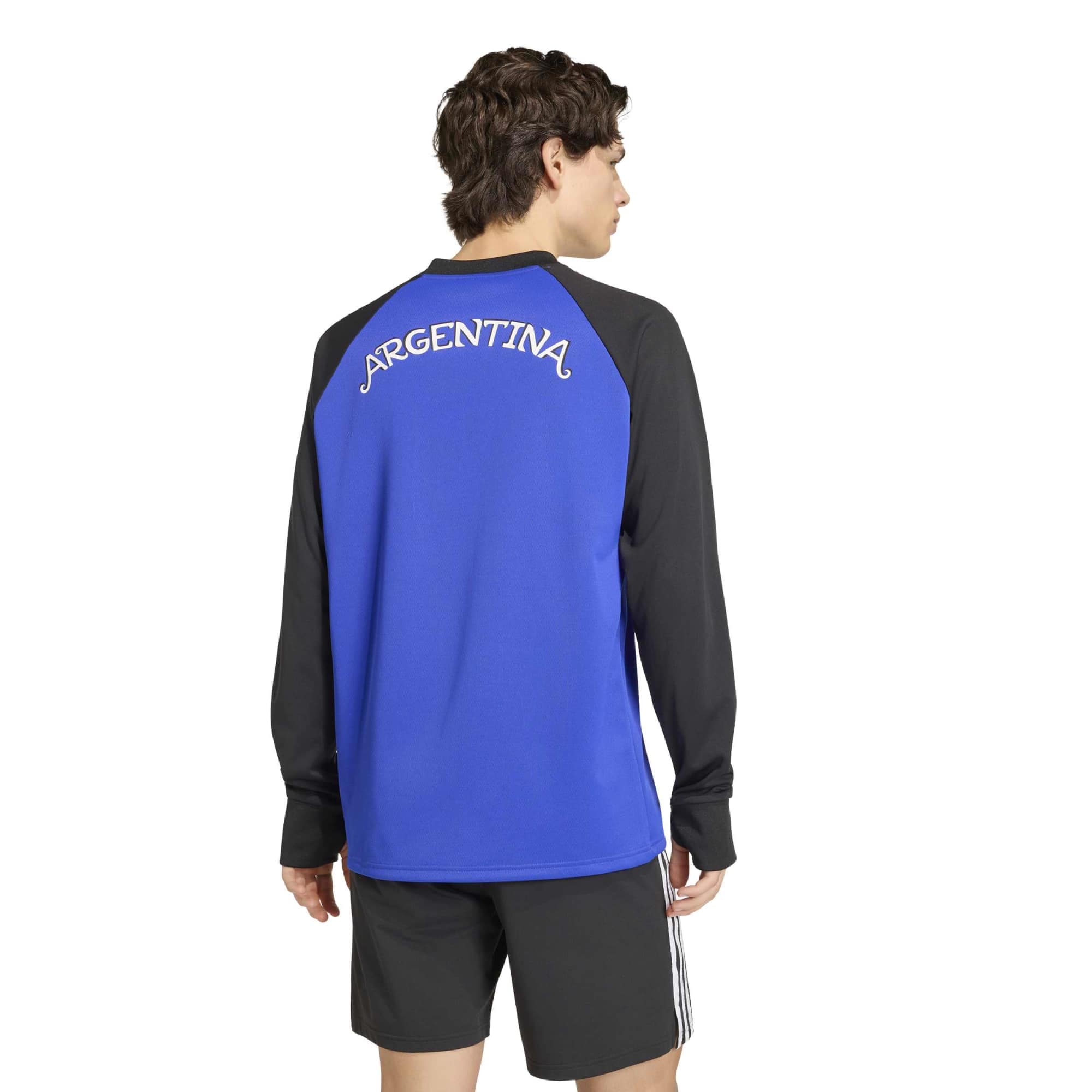 [SJH] Argentina National Team 2026 Long Sleeve Pre-Match Jersey Top - Blue