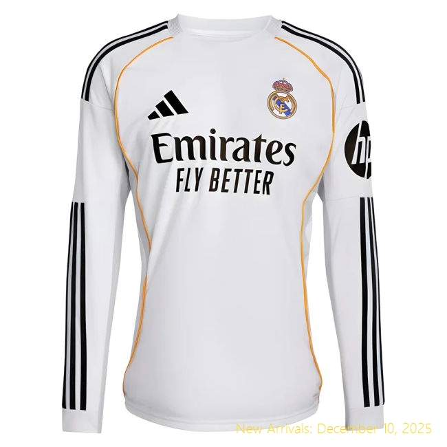 2025-2026 Real Madrid Home Shirt - Professional Game Day