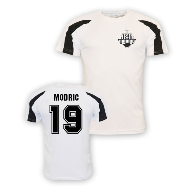RM Affordable Football Shirt (white) Lightweight Stretch Fabric