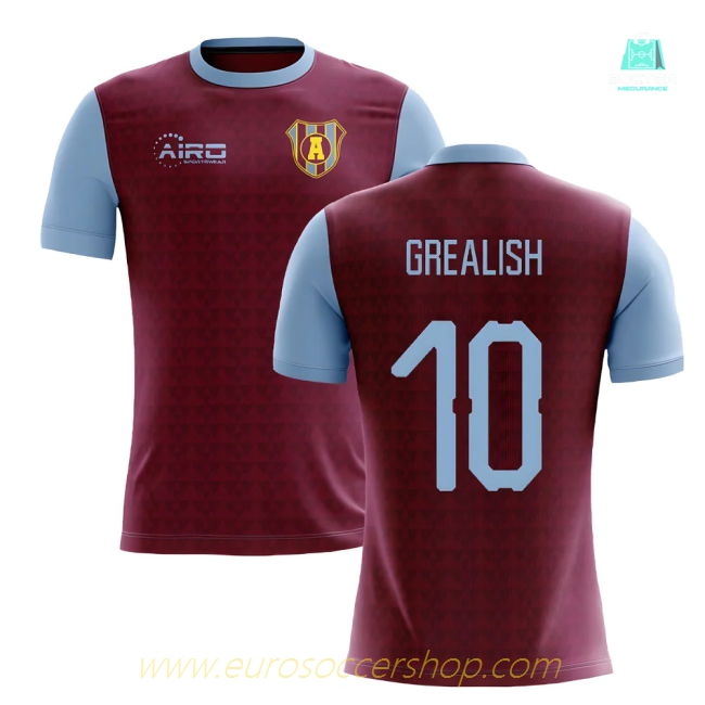 2025-2026 Villa Home Concept Football Shirt (Grealish 10)