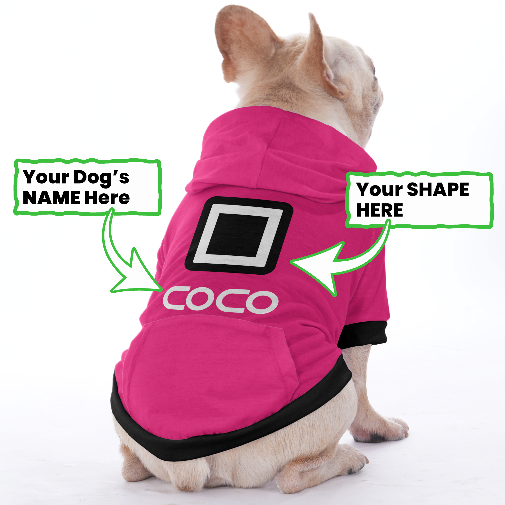 French Bulldog Coco Hoodies For French Bulldog | Frenchie Shop Original Durable Dog Item
