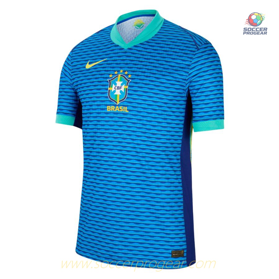Children's Brazil Away Football Shirt Team Jersey 2024/25 Collection